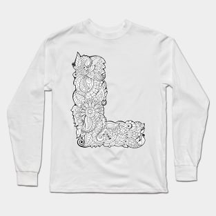 Letter L Long Sleeve T-Shirt